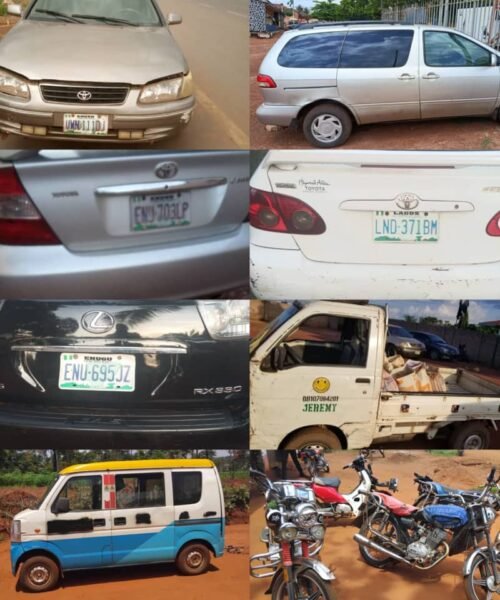 Enugu CP Issues Vehicle Security Advisory, Command Recovers 15 Vehicles