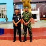 PHOTO: Peace Must Reign In South-East; Enugu Police Commissioner, Mamman Giwa, Meets With GOC, 82 Div., Nigeria Army, Enugu, Maj. Gen. Thomas Olatoye.