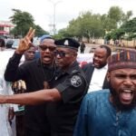 Against Odds, Sowore Leads Retired Police Officers To Protest Poor Welfare