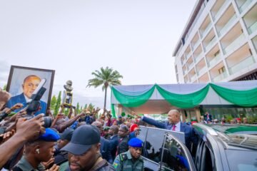Joy Sweeps Across Enugu As Mbah Unveils Reconstructed Iconic Hotel Presidential