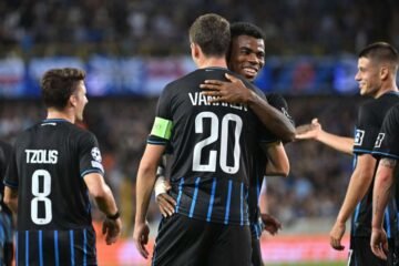 Onyedika Dazzles As Club Brugge Pulverise 10-man Rangers