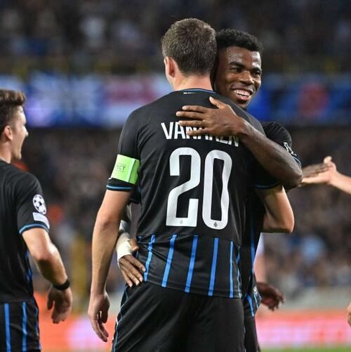 Onyedika Dazzles As Club Brugge Pulverise 10-man Rangers