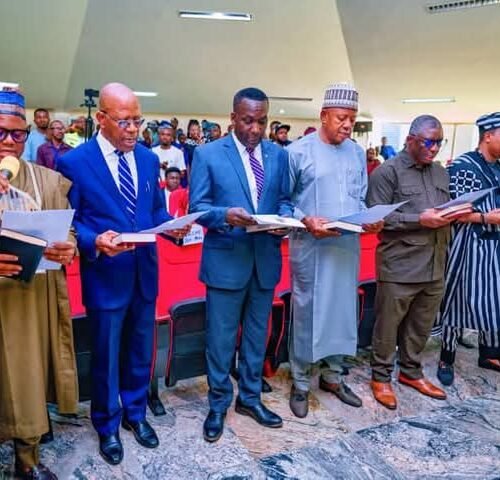 17 New Commissioners Sworn-in In Benue (See Names Inside)