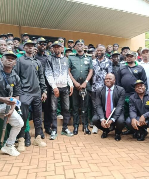 PHOTO: Mbah Orders Fresh Recruitment Into Enugu Forest Guard, Raises Outfit’s Minimum Wage To N80k/Monthly