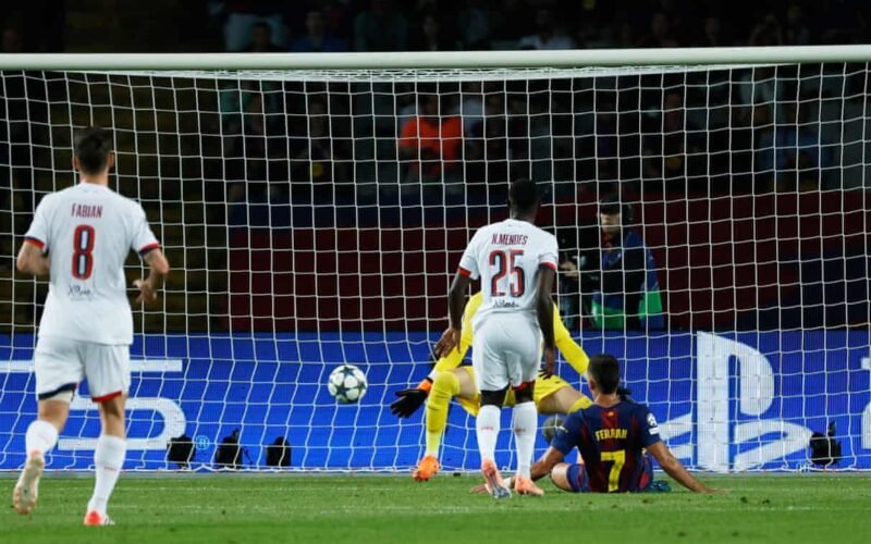 UCL: PSG Stun Barca, Martinelli, Saka On The Money As Arsenal Overpower Olympiacos (SEE OTHER RESULTS FROM ACROSS EUROPE)