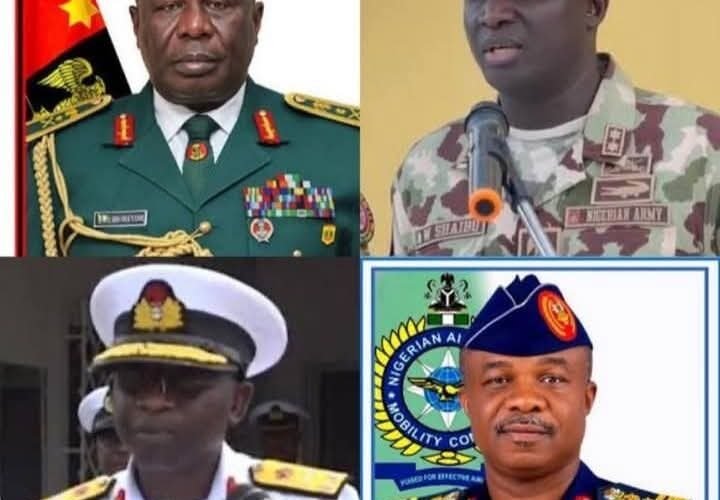 See Nigeria’s New Service Chiefs