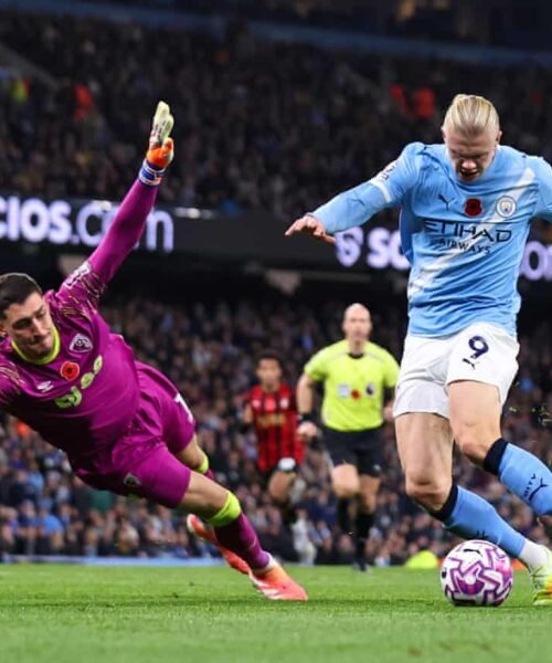 Haaland, Manchester City Romp Temporarily Into Second Place, Barca Bounce Back (SEE FULL RESULTS FROM ACROSS EUROPE)