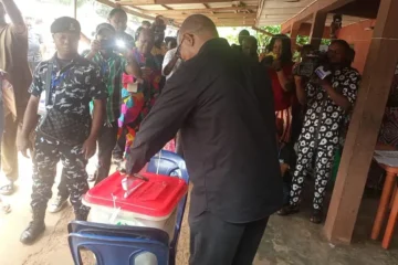 Anambra Guber: Obi, LP candidate Moghalu Vote, Decry Vote Buying