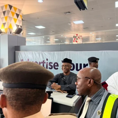 El-Rufai, Supporters Foil Security Agents’ Bid To Arrest Him At Abuja Airport