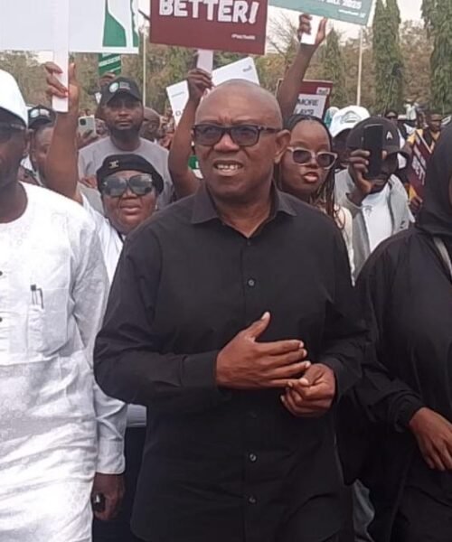 2027: Obi, Aisha Yesufu, Protesters Storm National Assembly Over Reported Bid To Jettison E-transmission Of Poll Results, Others