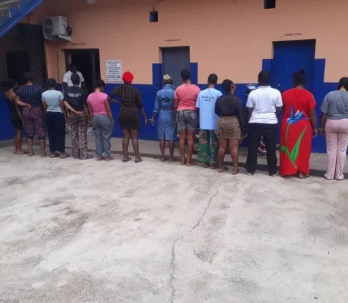 For Failing To Pay Stipulated N50,000/Day, Assaulted Ghana-Based Nigerian Prostitute Sparks Arrest Of ‘Queenmother’, Others