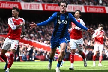 Few Games To Go: Nervy Arsenal’s Title Hopes Take Major Hit To Bournemouth, As Game-In-Hand Man City Seek To Pounce