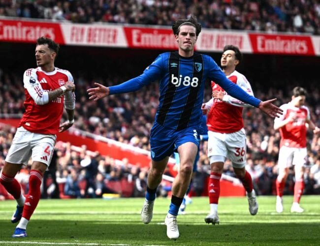 Few Games To Go: Nervy Arsenal’s Title Hopes Take Major Hit Vs Bournemouth, As Game-In-Hand Man City Seek To Pounce