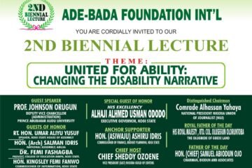Ade-Bada Foundation Hosts 2nd Biennial Conference/Lecture On Disability Inclusion