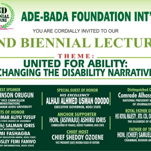 Ade-Bada Foundation Hosts 2nd Biennial Conference/Lecture On Disability Inclusion