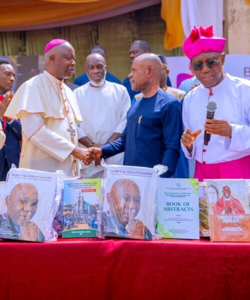 Mbah Celebrates ‘Enugu’s Gift To Humanity’ Msgr Obiora Ike at 70, Hails His Legacy of Service, Character