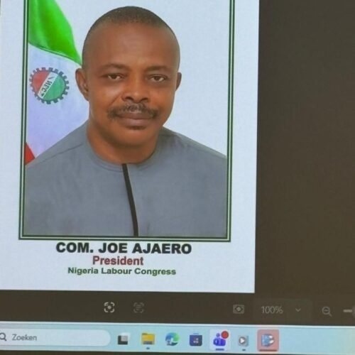 NLC President Comrade Joe Ajaero Awarded 2026 Svensson Prize In Belgium