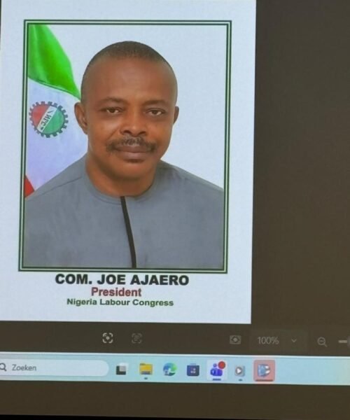 NLC President Comrade Joe Ajaero Awarded 2026 Svensson Prize In Belgium