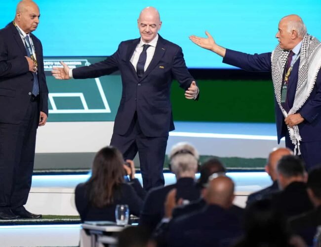 TO THE DEATH?: FIFA President Infantino’s Bid To Get Palestinian, Israeli Football Delegates To Shake Hands Backfires Embarrassingly