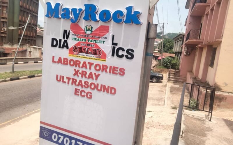 Enugu State Govt Cracks Down On Illegal Health Facilities, Seals Three