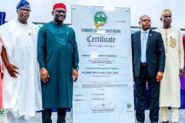 WELCOME ADDRESS BY THE AG. RECTOR, MARITIME ACADEMY OF NIGERIA, DR. KEVIN OKOΝΝΑ, AT THE OFFICIAL PRESENTATION OF INTEGRATED MANAGEMENT SYSTEM (ISM) CERTIFICATE TO THE MARITIME ACADEMY OF NIGERIA BY THE DIRECTOR GENERAL, STANDARDS ORGANIZATION OF NIGERIA (SON)