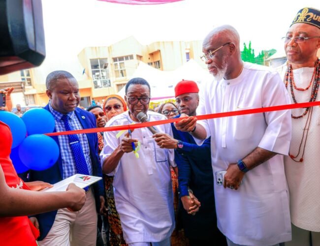 Mbah Unveils Re-equipped Neonatal Ward in Parklane Hospital