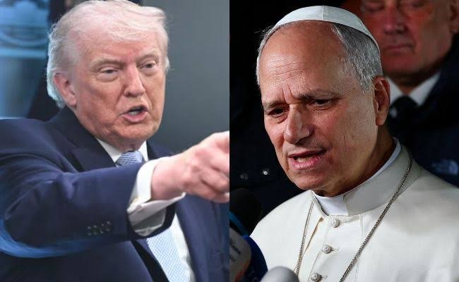 Huge Row Between US-Born Catholic Pontiff Pope Leo, Trump Over Iran, Exchange Hot Words