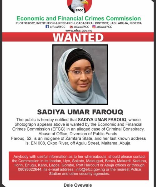 After Malami, Another Buhari Administration Official, Sadiya Farouq, Linked To Fraud Allegation, Now Wanted