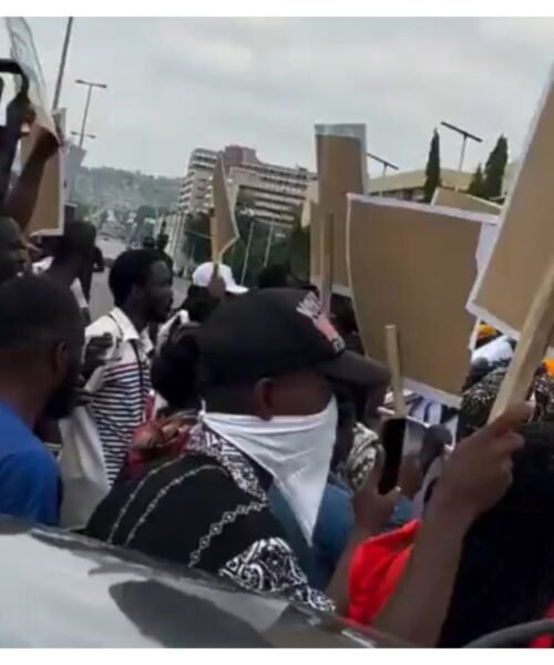 Schoolchildren Abductions: Protest Rocks Abuja As Sowore Leads Nigerians To Seek Action From Leaders