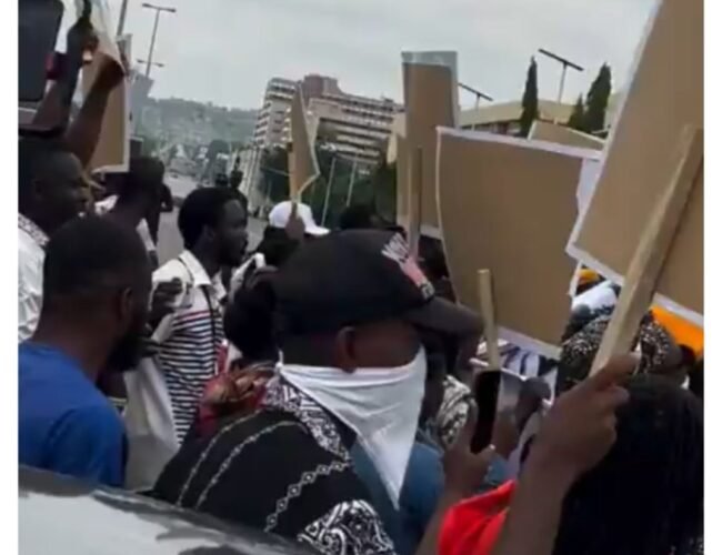 Schoolchildren Abductions: Protest Rocks Abuja As Sowore Leads Nigerians To Seek Action From Leaders