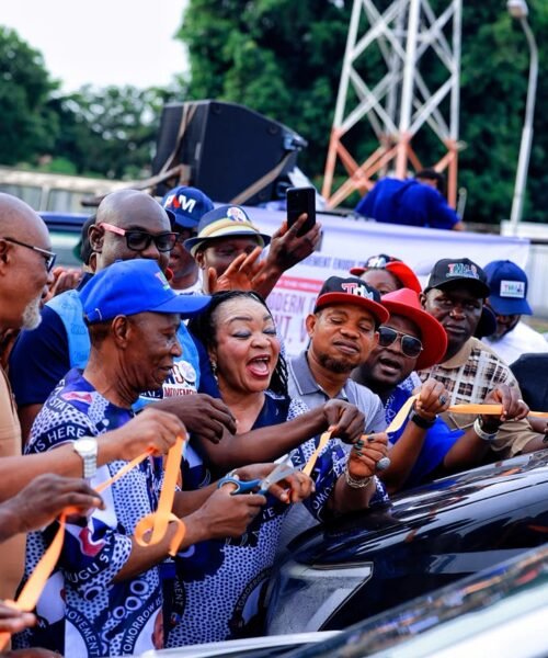 2027: Group Unveils Campaign Vehicles, Uniforms, Music Equipment For Mbah’s Second Term Drive