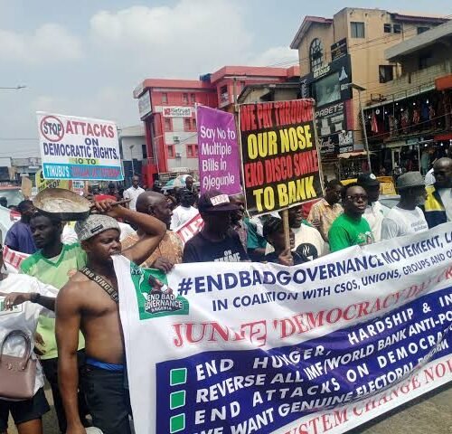 June 12 Protests For, Against Tinubu’s Policies Rock Lagos