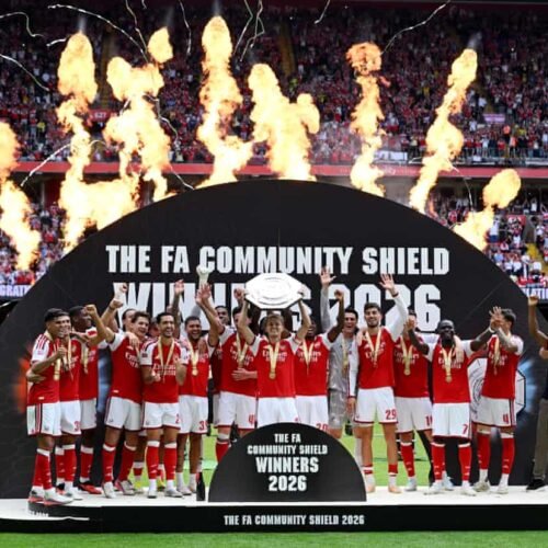 Arsenal Continue From Where It Stopped Last Season, Enjoy Rare Easy Victory 3-0 Over Man City In Community Shield