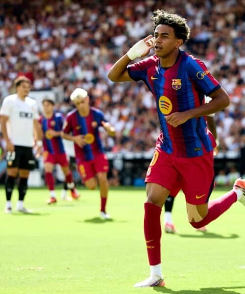 WONDERFUL!: Goalkeeper Scores Two Goals In League Match, As Yamal Leads Barca Five-Star Rout Of Valencia (FIND RESULTS OF MATCHES PLAYED IN MAJOR EUROPEAN LEAGUES SUNDAY 6 SEPT)