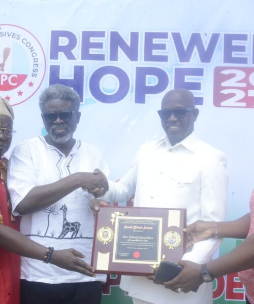 BREAKING: UI Honours Tinubu Core Loyalist, Olaosebikan, With Iconic Friend Award