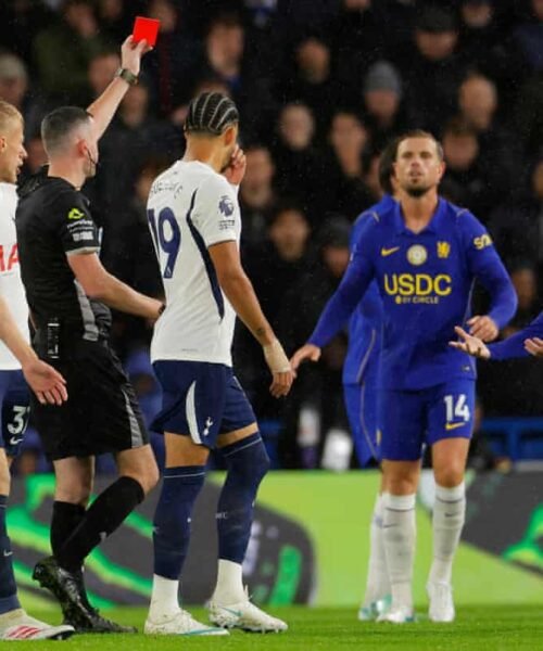 Resurgent Chelsea Shot Down At Home By Spurs, As Villa End Man City’s Perfect Winning Run (FIND BELOW RESULTS OF MATCHES PLAYED IN MAJOR EUROPEAN LEAGUES SUNDAY, 25 OCTOBER, 2026)