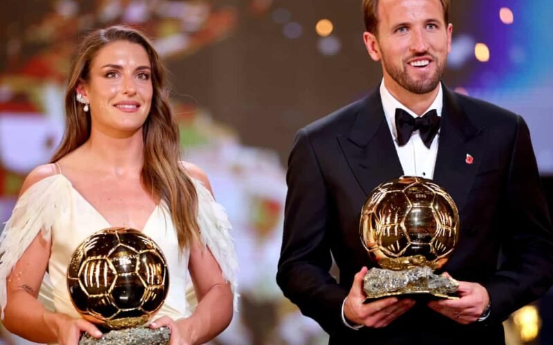 Mbappe Returns Home Empty-Handed As Harry Kane Wins Men’s Ballon D’Or, Ex-Barcelona Alexia Putellas Claims Her Third In Women’s Category