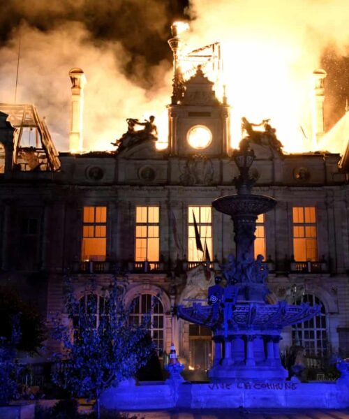 DECLINING SUPERPOWER?: France Burns Ferociously