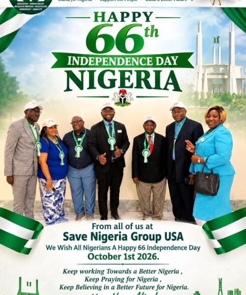 Save Nigeria Group USA Salutes Compatriots Over 66th Independence Day Anniversary