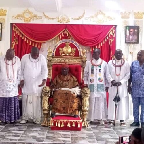 2027: Warri NDC Candidate, Mulade, In Big Push For Reps Seat, Visits Prominent Ruler For Royal Blessings