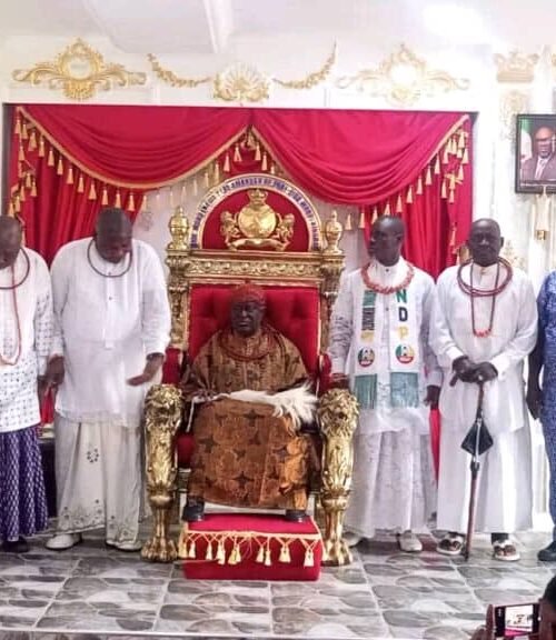 2027: Warri NDC Candidate, Mulade, In Big Push For Reps Seat, Visits Prominent Ruler For Royal Blessings