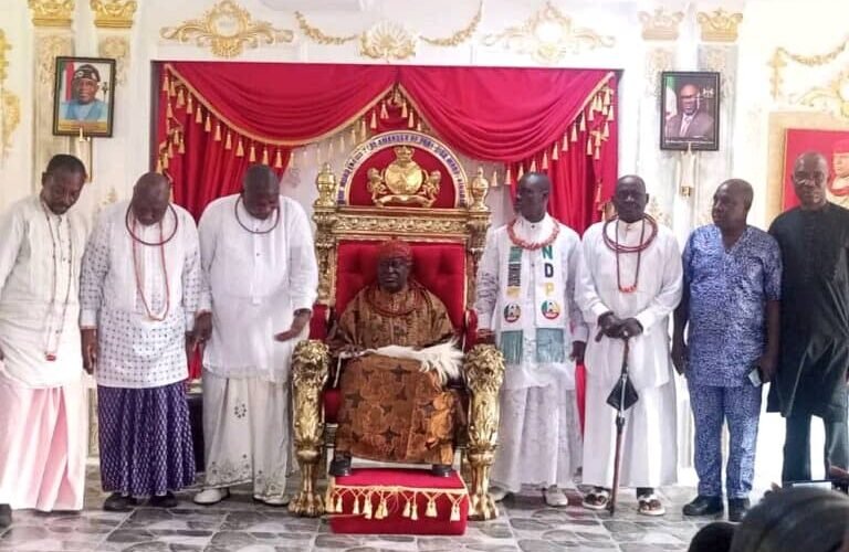2027: Warri NDC Candidate, Mulade, In Big Push For Reps Seat, Visits Prominent Ruler For Royal Blessings